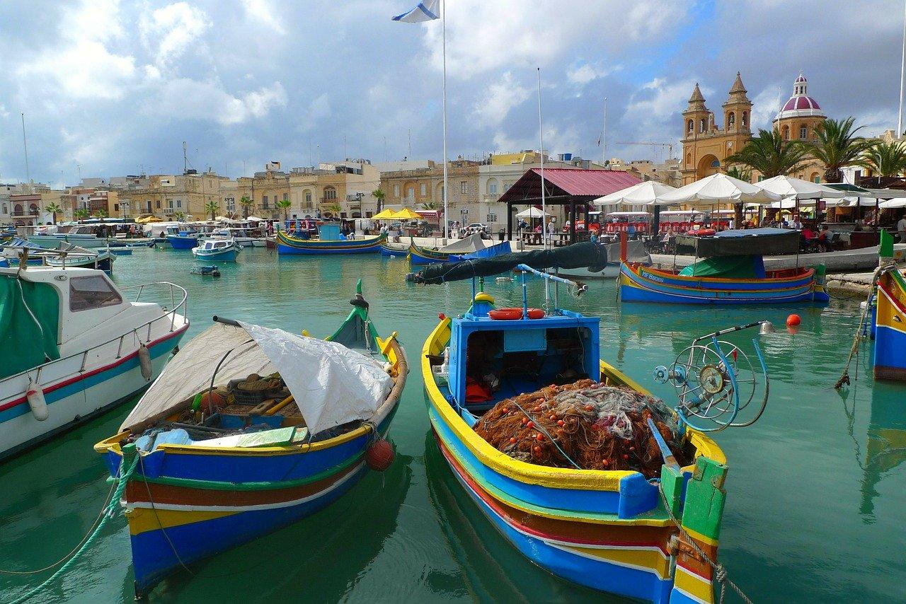 view of Malta from the sea