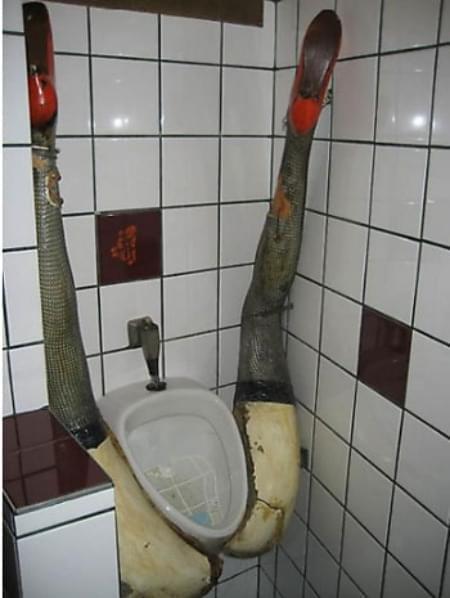 Funny Bathroom Legs