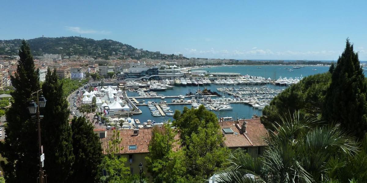 Cannes France harbor holiday