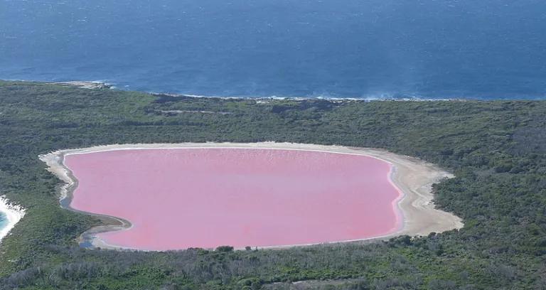 Lago Hillier 2 Isla Media Archipiélago Recherche Nr Iv 2011