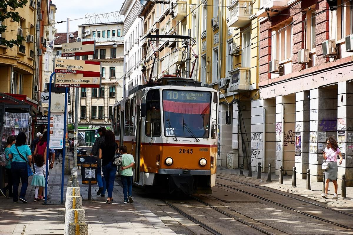sofia bulgaria tram catenary 1