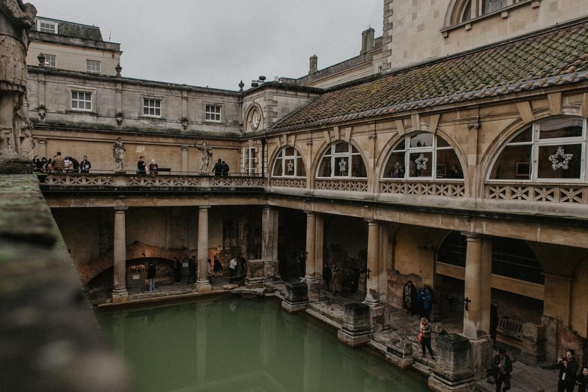 Roman baths bath tub